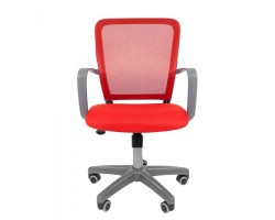 Кресло офисное CHAIRMAN 698 grey красное-foto3