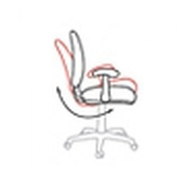 Кресло для руководителя CHAIRMAN CH 840 white синее