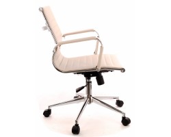 Кресло для персонала Everprof Leo T Экокожа Бежевый-foto3