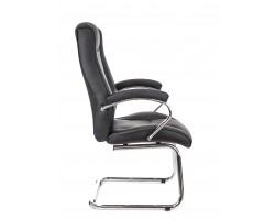 Кресло для посетителей Everprof Argo CF Экокожа Черный-foto3