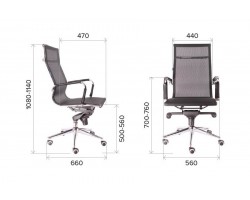 Кресло руководителя Everprof Opera M сетка серый-foto2