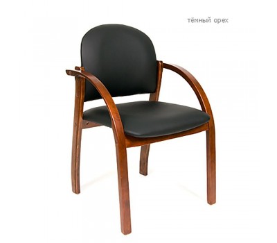 Кресло для посетителя CHAIRMAN 659 черное, экокожа Кресло для посетителя CHAIRMAN 659 черное, экокожа