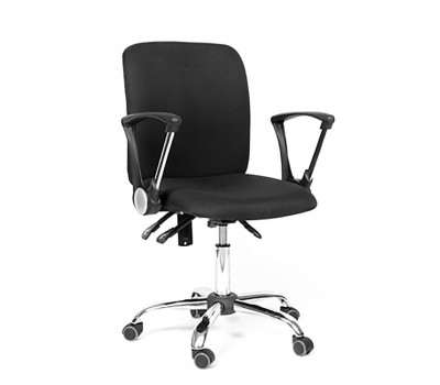 Кресло для персонала CHAIRMAN CH 9801 хром черное