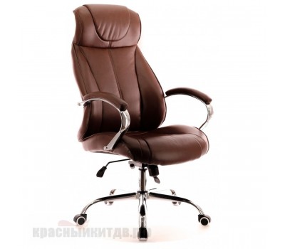 Кресло руководителя Everprof Forum TM Экокожа Коричневый
