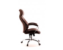 Кресло руководителя Everprof Forum TM Экокожа Коричневый-foto2