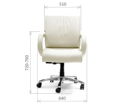 Кресло руководителя CHAIRMAN CH 444 белое