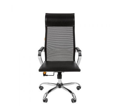 Кресло для руководителя CHAIRMAN 701 черное, сетка