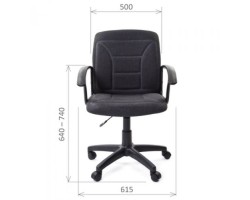 Кресло оператора CHAIRMAN 627 черное-foto3