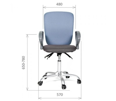 Кресло для персонала CHAIRMAN CH 9801 черное, ткань JP Кресло для персонала CHAIRMAN CH 9801 черное, ткань JP