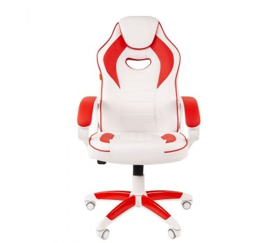 Кресло CHAIRMAN Game 16 white красное