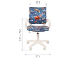 Кресло детское CHAIRMAN KIDS 103, обивка автобусы-foto3