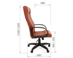 Кресло руководителя CHAIRMAN 480 LT серое-foto2