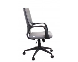 Кресло офисное Everprof Trio Black LB T Ткань Серый-foto4
