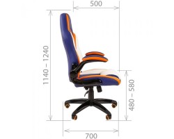 Кресло CHAIRMAN Game 15 MIXCOLOR-foto2
