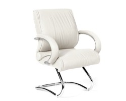 Кресло для посетителя CHAIRMAN 445 белое