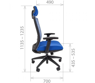 Кресло для руководителя CHAIRMAN 285, красный Кресло для руководителя CHAIRMAN 285, красный