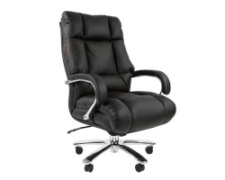 Кресло для руководителя CHAIRMAN 405, черная кожа