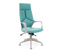 Кресло руководителя Everprof Trio Grey TM Ткань Бирюзовый-foto2
