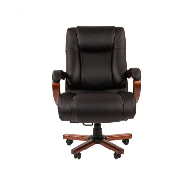 Кресло для руководителя CHAIRMAN CH 503. черная кожа