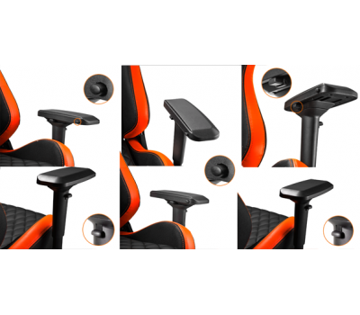 Кресло компьютерное игровое Cougar ARMOR TITAN Black-Orange [3MATTNXB.0001]
