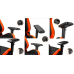 Кресло компьютерное игровое Cougar ARMOR TITAN Black-Orange [3MATTNXB.0001]