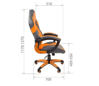 Кресло CHAIRMAN Game 20, экокожа Кресло CHAIRMAN Game 20, экокожа