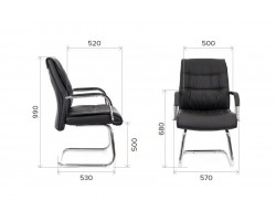 Кресло офисное Everprof Bond CF экокожа бежевый-foto5