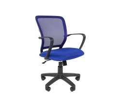 Кресло офисное CHAIRMAN 698 black синее