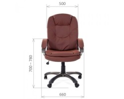 Кресло руководителя CHAIRMAN 668 черное-foto3