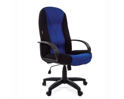 Кресло руководителя CHAIRMAN 785 черно-синее