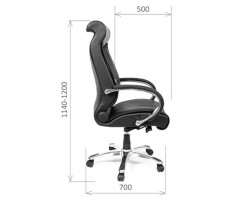 Кресло руководителя CHAIRMAN 420 WD черное-foto3