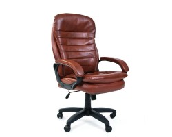 Кресло руководителя CHAIRMAN 795LT, экокожа, коричневое