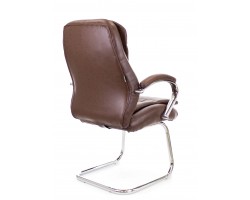 Кресло для посетителей Everprof  Valencia CF экокожа коричневый-foto4