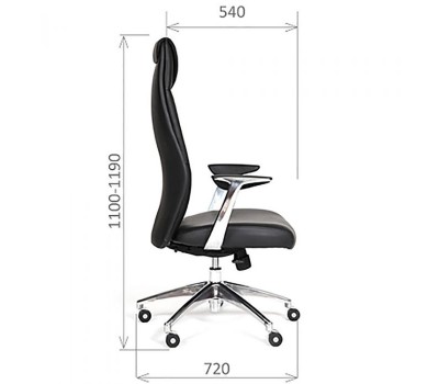 Кресло CHAIRMAN Vista коричневое Кресло CHAIRMAN Vista коричневое