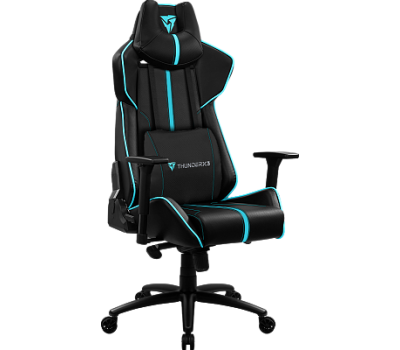 Кресло компьютерное игровое ThunderX3 BC7 Black-Cyan AIR