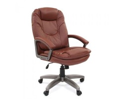 Кресло руководителя CHAIRMAN 668 LT коричневое-foto3