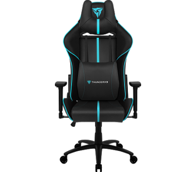 Кресло компьютерное игровое ThunderX3 BC5 Black-Cyan AIR