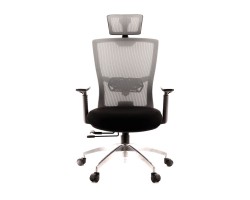 Кресло руководителя Everprof Polo S сетка серый-foto2