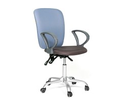 Кресло для персонала CHAIRMAN CH 9801 голубое