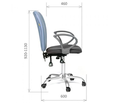Кресло для персонала CHAIRMAN CH 9801 голубое Кресло для персонала CHAIRMAN CH 9801 голубое