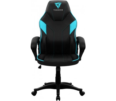 Кресло компьютерное игровое ThunderX3 EC1 Black-Cyan AIR