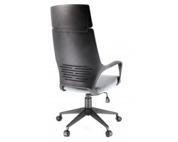 Кресло руководителя Everprof Trio Black T ткань серый-foto3