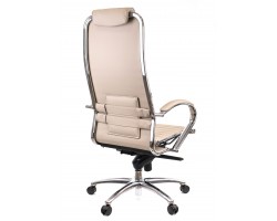 Кресло руководителя Everprof Deco Экокожа Бежевый-foto4