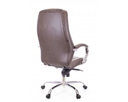 Кресло руководителя Everprof Kron M экокожа коричневый-foto3