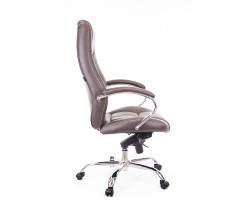 Кресло руководителя Everprof Kron M экокожа коричневый-foto2