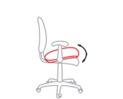 Кресло кожаное для руководителя  CHAIRMAN 411 черное-foto2