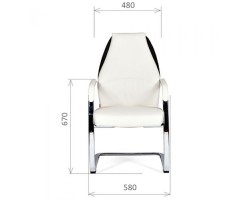 Кресло для посетителя CHAIRMAN Basic V эко серое-foto3