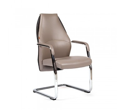 Кресло для посетителя CHAIRMAN Basic V эко серое