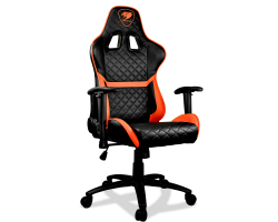 Кресло компьютерное игровое Cougar ARMOR One Black-Orange-foto2