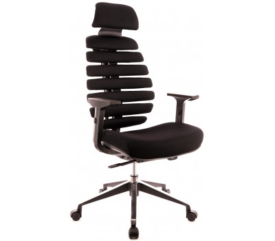 Кресло офисное Everprof Ergo Black ткань черный